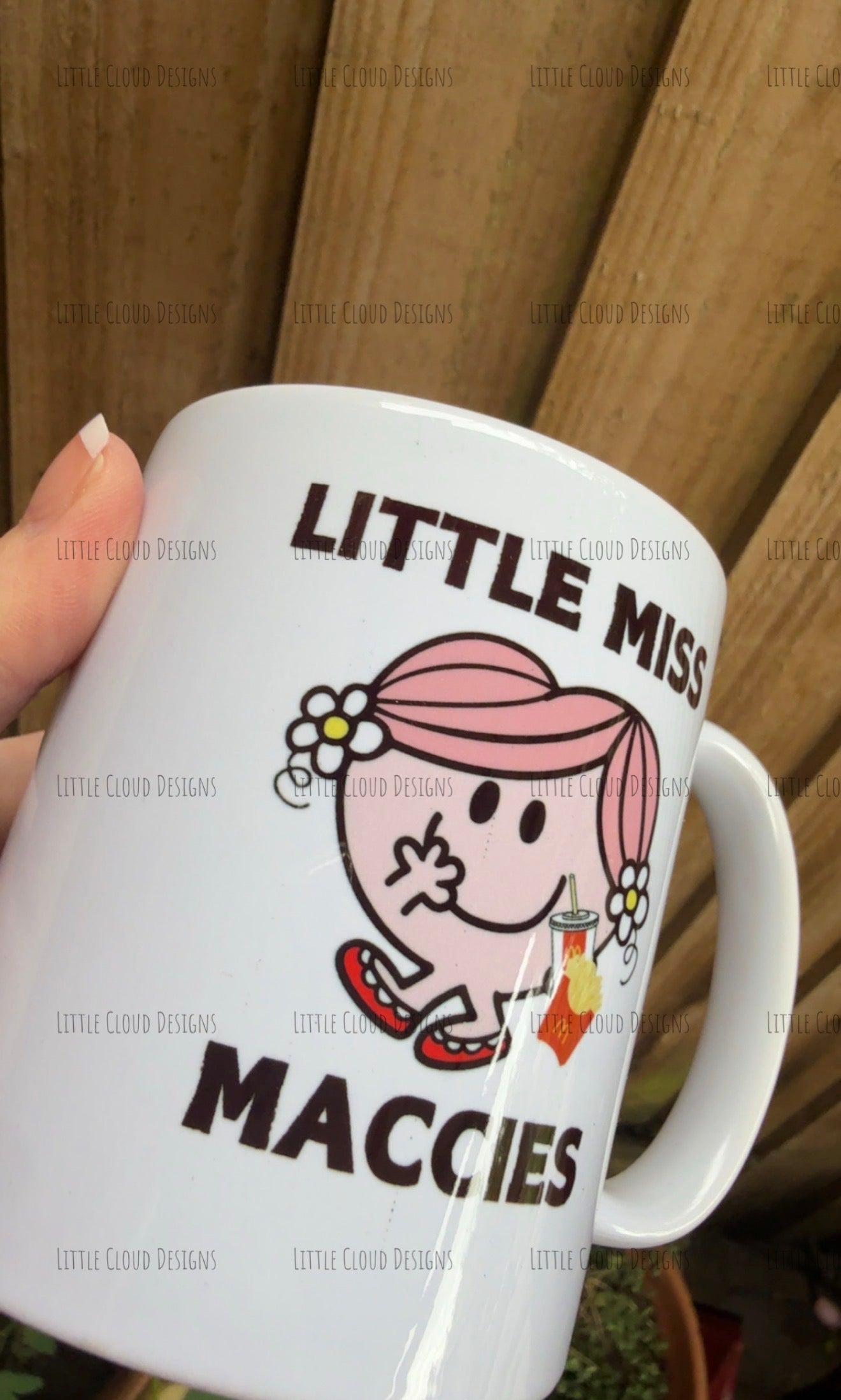 *SECONDS* maccies mug | Little Cloud Designs