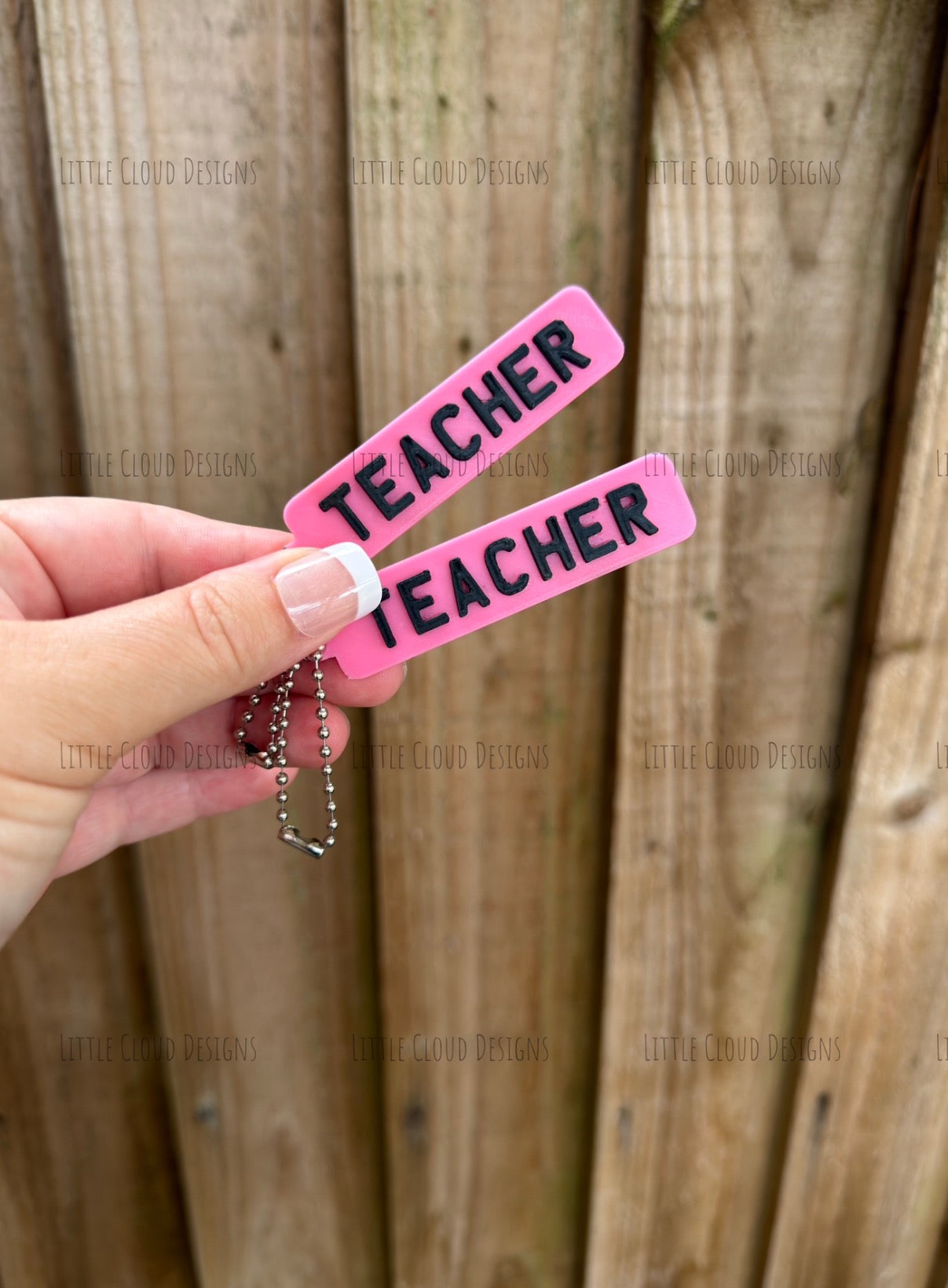Teacher gift keyring | Little Cloud Designs