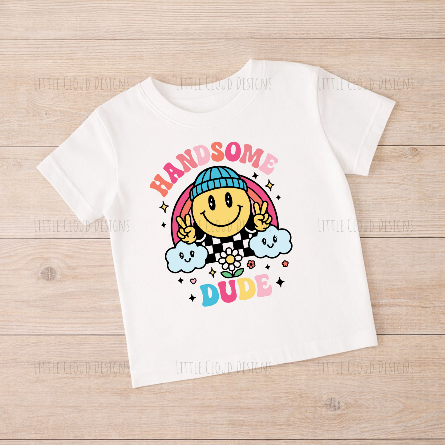 Boys Retro T-Shirt - "Mama's Expensive Little Man" Print | Little Cloud Designs