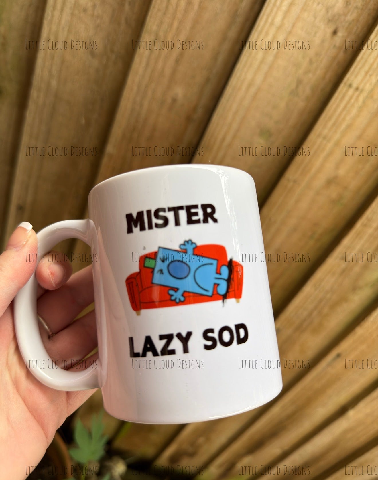*SECONDS* lazy sod mug | Little Cloud Designs