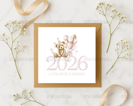 New Baby Congratulations Card – 2026 Baby Gift | Little Cloud Designs