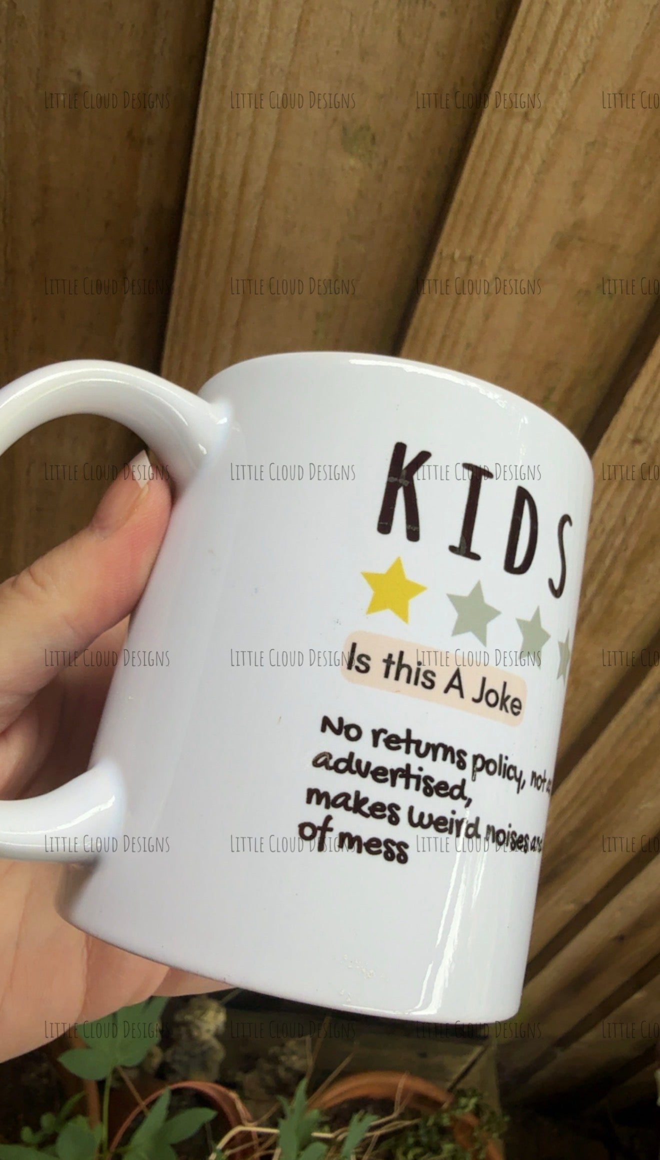 * SECONDS* kids star review mug | Little Cloud Designs