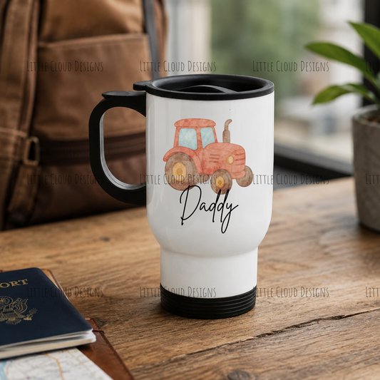 TESTER | Tractor Travel Mug | Little Cloud Designs