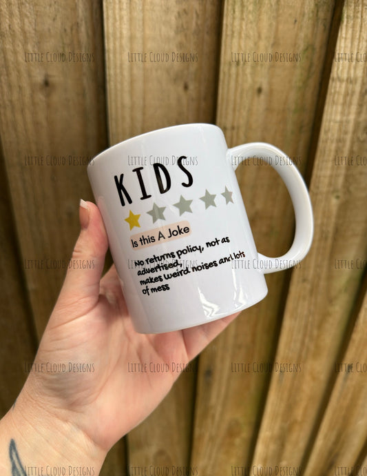 * SECONDS* kids star review mug | Little Cloud Designs