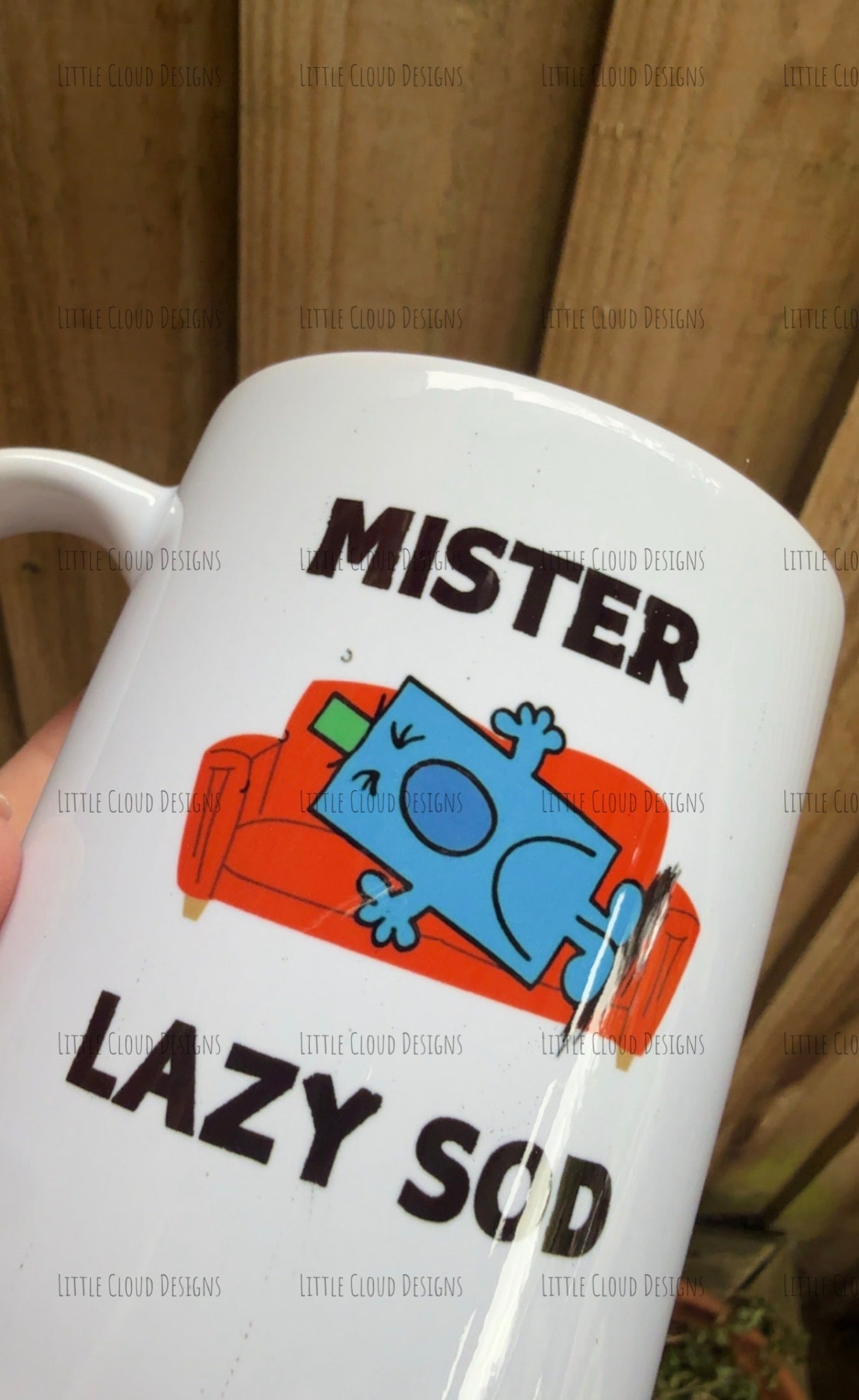 *SECONDS* lazy sod mug | Little Cloud Designs