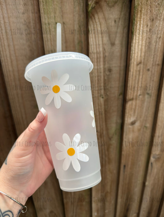 24oz daisy design cold cup