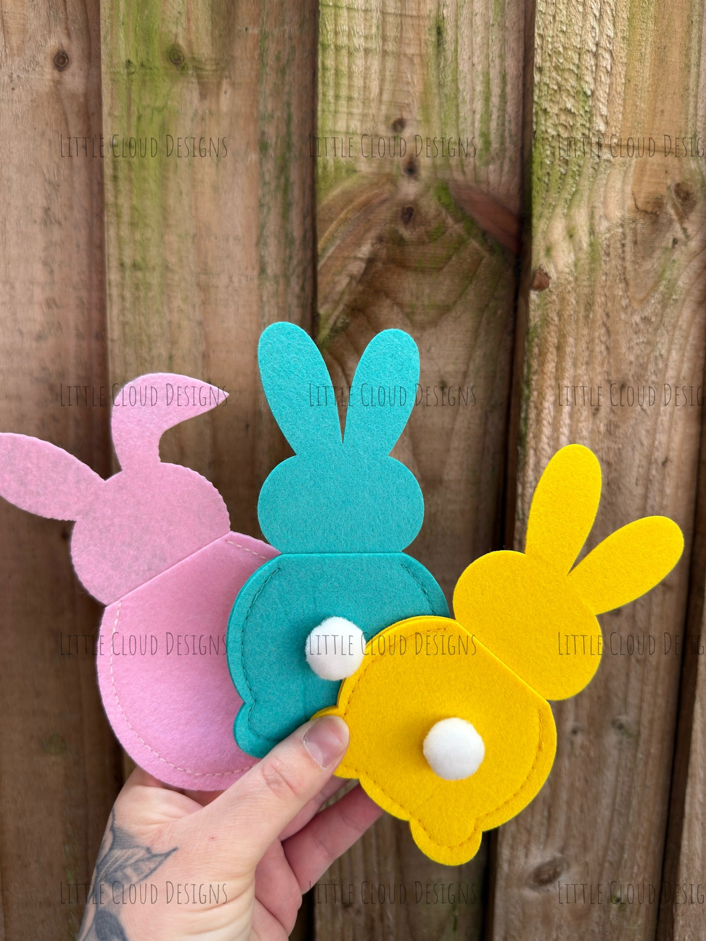 Easter Bunny Chocolate Holder | Novelty Easter Gift & Table Decoration