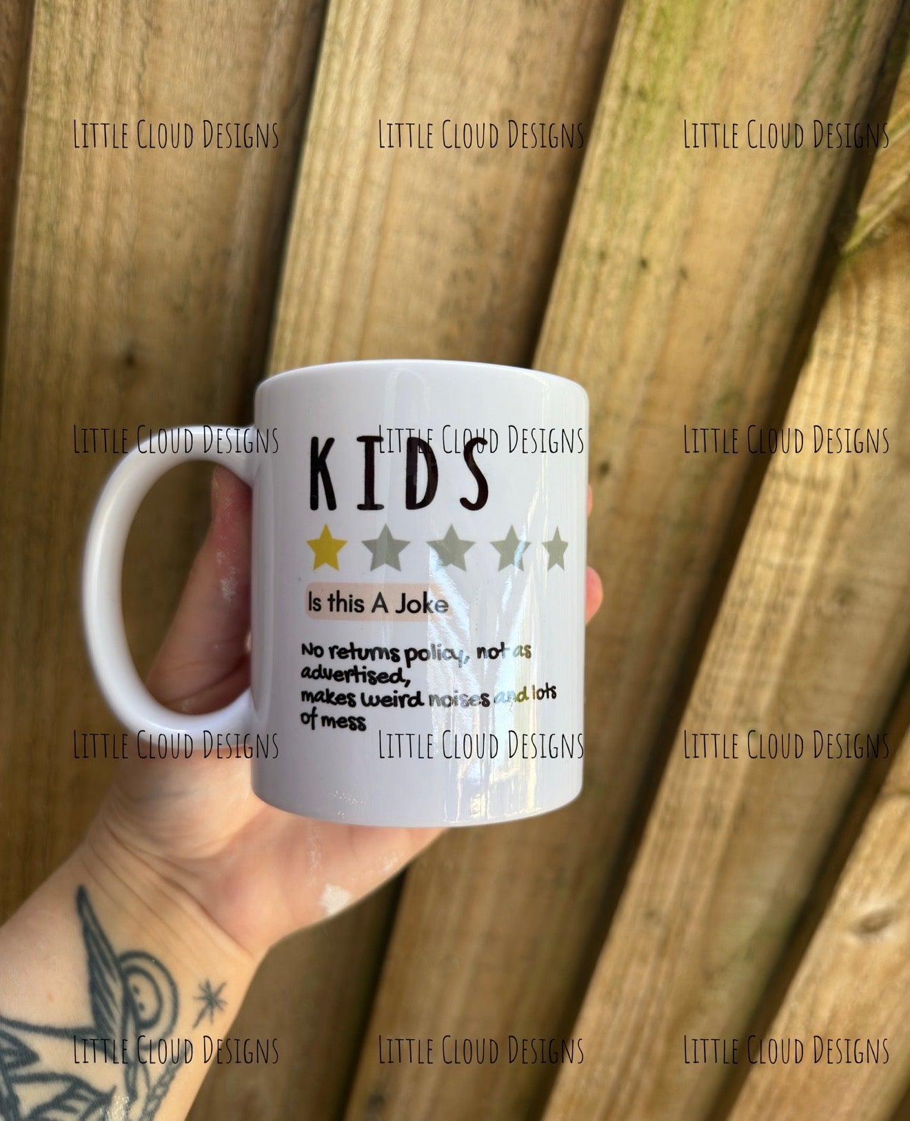 Kids star review mug | Little Cloud Designs