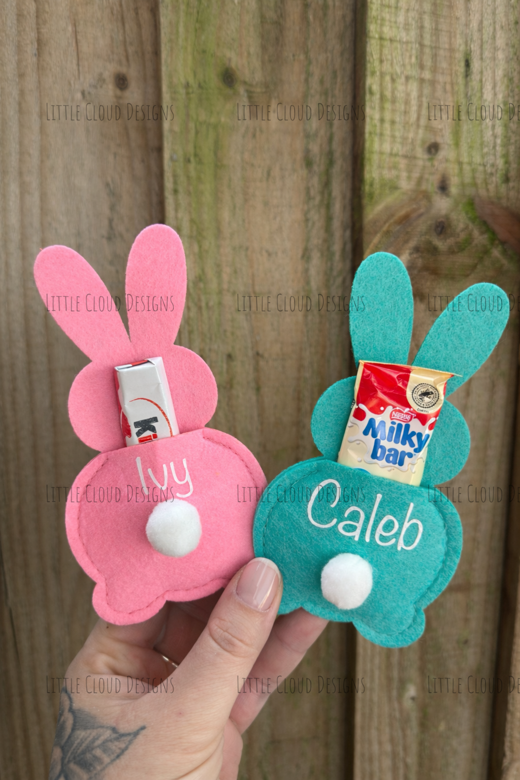 Easter Bunny Chocolate Holder | Novelty Easter Gift & Table Decoration